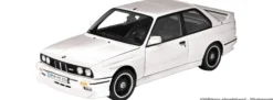 IXO 10131 BMW E30 1987 weiß | Lichtfunktion | Metallteile | Premium Auto Bausatz 1:8
