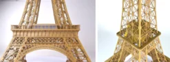 IXO 10104 Eiffelturm | Licht + Aufzüge | 120 cm | Premium Architektur-Metallbausatz 1:270