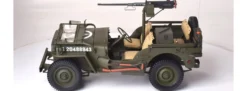 IXO 10105 Jeep Willys mit Anhänger + M3A1 u. M2 | mit Metallteilen | Premium Militär Bausatz 1:8