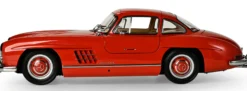 IXO 10114 Mercedes-Benz 300 SL Rot | Lichtfunktion | mit Metallteilen | Premium Auto Bausatz 1:8