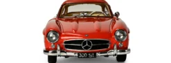 IXO 10114 Mercedes-Benz 300 SL Rot | Lichtfunktion | mit Metallteilen | Premium Auto Bausatz 1:8