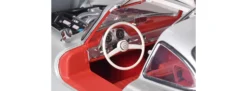 IXO 10112 Mercedes-Benz 300 SL Silber | Lichtfunktion | mit Metallteilen | Premium Auto Bausatz 1:8