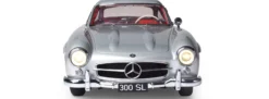 IXO 10112 Mercedes-Benz 300 SL Silber | Lichtfunktion | mit Metallteilen | Premium Auto Bausatz 1:8