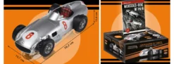 IXO 10118 Mercedes-Benz W196 Fangio #8 | Soundfunktion | mit Metallteilen | Premium Auto Bausatz 1:8