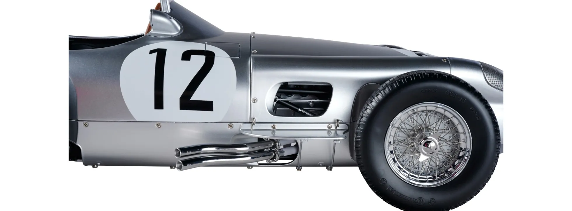IXO 10117 Mercedes-Benz W196 Moss #12 | Soundfunktion | Premium Auto Bausatz 1:8