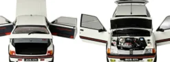 IXO 10122 Peugeot 205 GTI Weiß | Licht + Sound | Premium Auto Bausatz 1:8