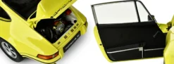 IXO 10115 Porsche 911 RS 2.7 Gelb/Schwarz | Sound + Licht | Premium Auto Bausatz 1:8