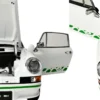 IXO 10116 Porsche 911 RS 2.7 Weiß/Grün | Sound + Licht | Premium Auto Bausatz 1:8