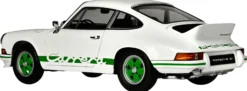 IXO 10116 Porsche 911 RS 2.7 Weiß/Grün | Sound + Licht | Premium Auto Bausatz 1:8
