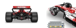 JAMARA 402806 Alfa Romeo F1 C42 rot Bricks | Auto Baukasten 1:8
