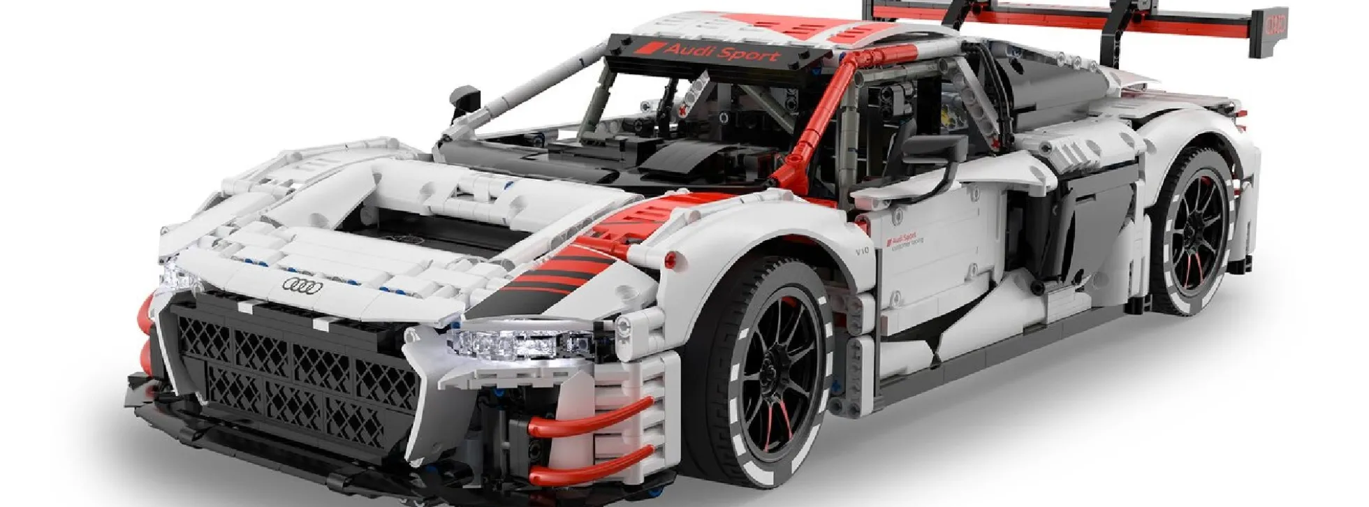 JAMARA 402801 Audi R8 LMS GT3 weiß | Auto Baukasten 1:8