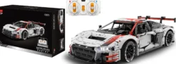 JAMARA 402800 Audi R8 LMS GT3 weiß | 2,4Ghz | Auto Baukasten 1:8