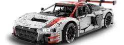 JAMARA 402800 Audi R8 LMS GT3 weiß | 2,4Ghz | Auto Baukasten 1:8