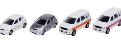 KATO K23-654A Taxis und Dienstfahrzeuge | 4-teiliges Set | Modellautos 1:160