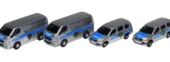 KATO K23653C 4-tlg. Set Toyota Hiace Long / Pro Box - Security | Modellautos 1:160