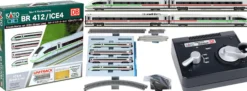 KATO K10-017 Startpackung ICE 4 BR 412 DB AG + Gleisoval | Analog | Spur N