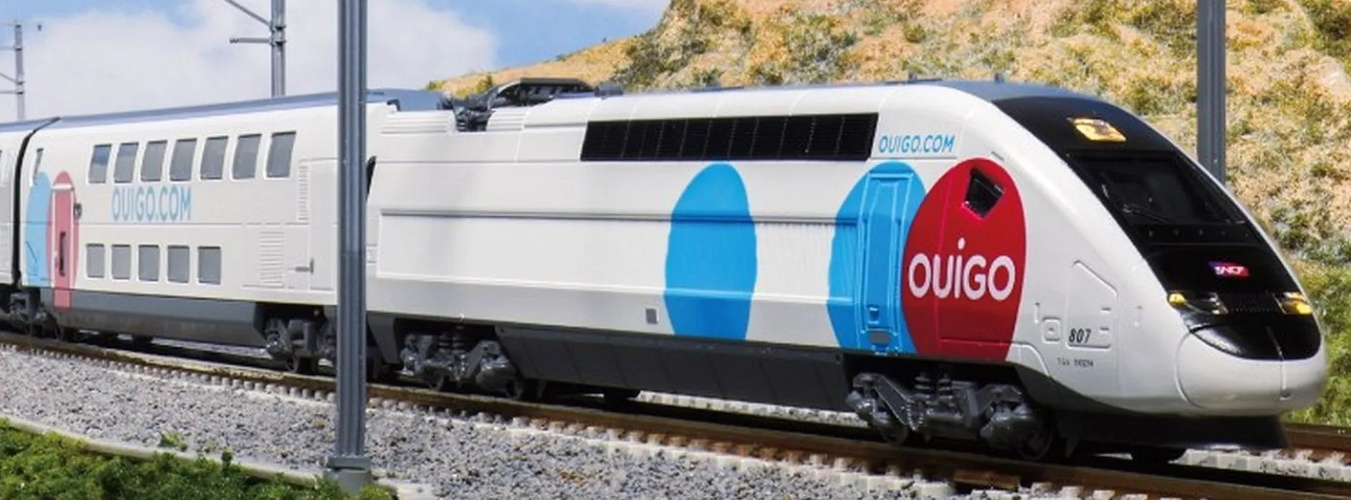 KATO K10-012 Startset E-Triebzug TGV OUIGO Espana + Gleisoval | analog | Spur N