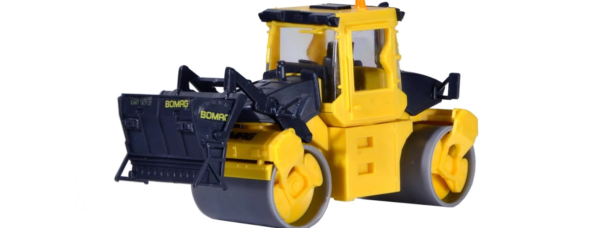 kibri 11558 BOMAG mit Splittstreuer BS 180 | Bausatz Spur H0