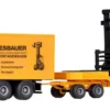 kibri 13580 DAF Zugmaschine mit Tiefladeanhänger und Stapler | LKW-Modell Bausatz 1:87