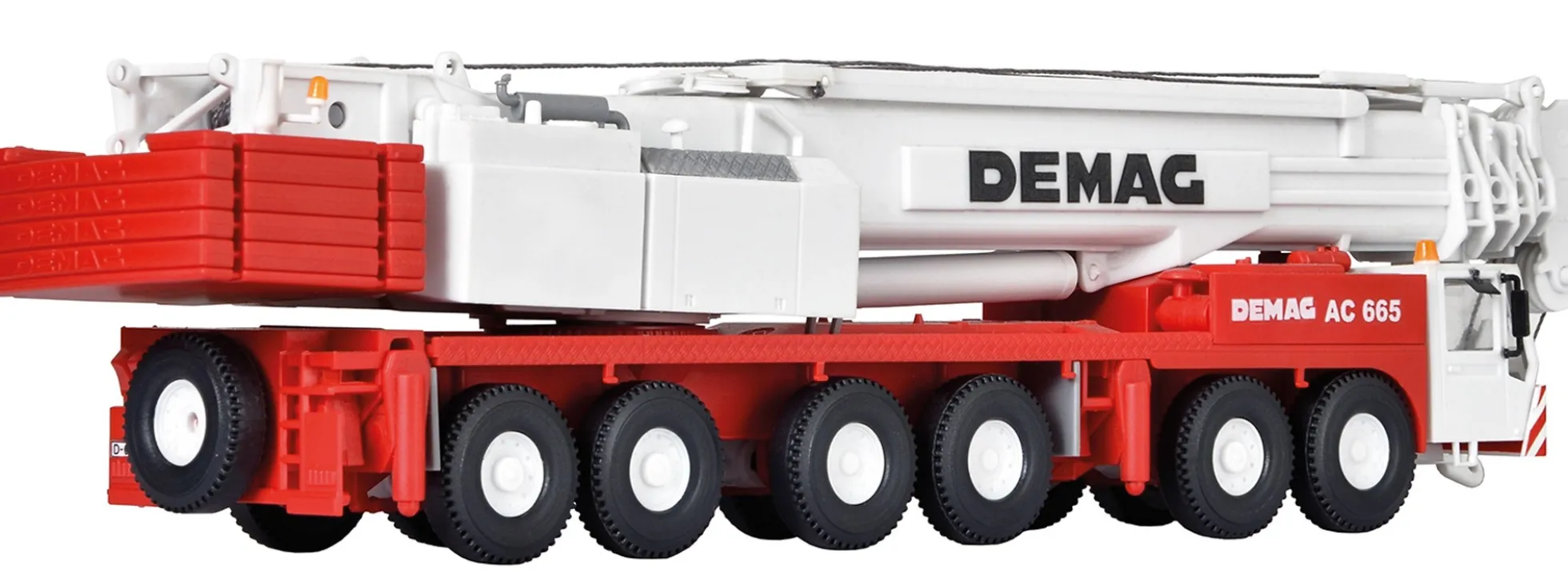 kibri 13021 DEMAG AC 665 Mobilkran Bausatz Spur H0