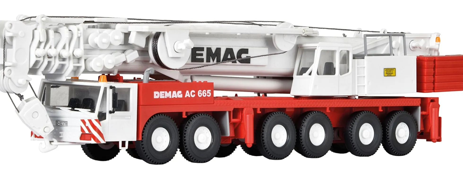 kibri 13021 DEMAG AC 665 Mobilkran Bausatz Spur H0