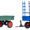 kibri 15702 FENDT Gummiradwagen 2 Stück | Bausatz Spur H0