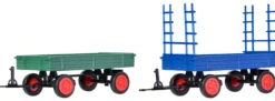 kibri 15702 FENDT Gummiradwagen 2 Stück | Bausatz Spur H0