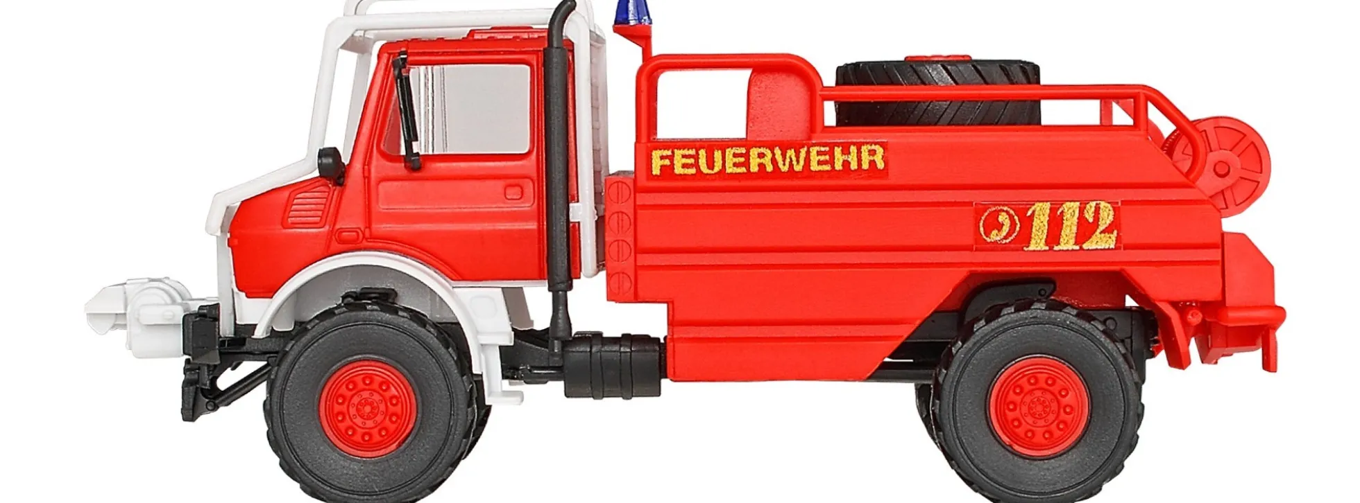kibri 18270 Feuerwehr UNIMOG Waldbrandlöschfahrzeug Bausatz Spur H0