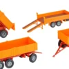 kibri 15707 Kommunalhänger Set Bausatz | Spur H0