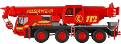 KIBRI 13041 Liebherr LTM 1050/4 Feuerwehr Kranwagen Bausatz Spur H0