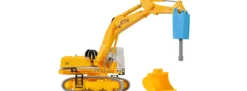 kibri 11271 LIEBHERR 974 mit Abbruchmeißel und Schutzkäfig Bausatz Spur H0