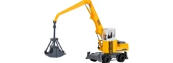 kibri 11286 LIEBHERR 934 mit Umschlaggerät mit Greifer | Bausatz Spur H0