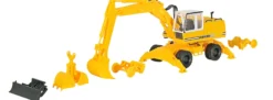 kibri 11264 LIEBHERR Mobilbagger mit Anbaugeräten Bausatz Spur H0