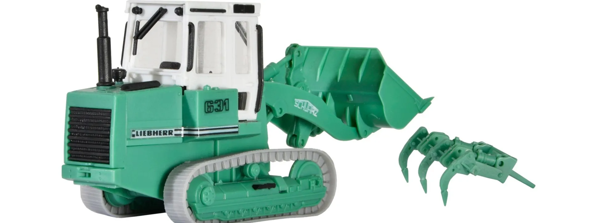 Kibri 15205 LIEBHERR Raupe 631 SchwarzBau | Bausatz Spur H0