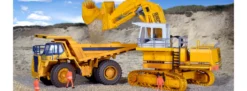 kibri 11277 LIEBHERR R992 Litronic mit Hochlöffel | Baumaschinen Bausatz Spur H0