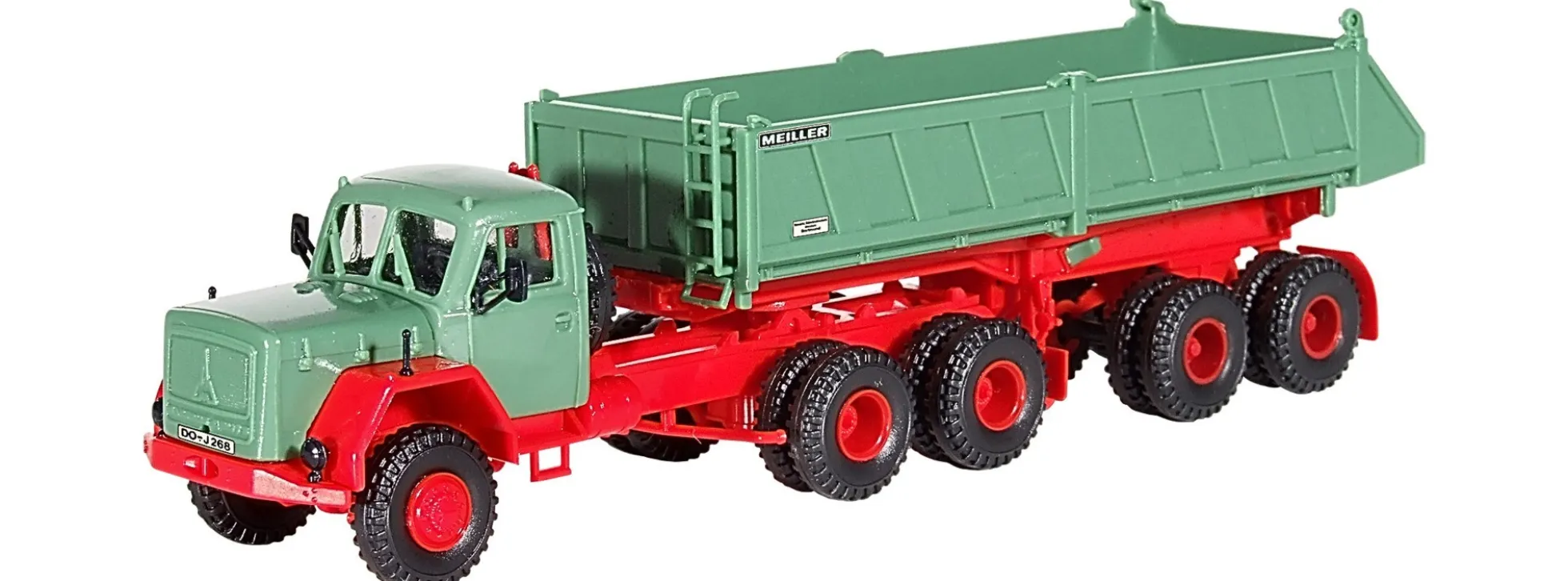 kibri 14036 MAGIRUS DEUTZ mit MEILLER Kippsattelauflieger Bausatz Spur H0
