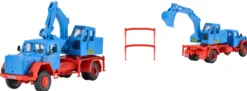 kibri 14130 Magirus Eckhauber mit Baggeraufbau Bausatz 1:87
