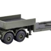 Kibri 18024 MAN F8 Tiefladesattelzug mit LED-Beleuchtung Bundeswehr Militär Funktionsbausatz Spur H0