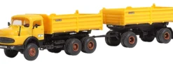 kibri 14026 Mercedes-Benz Rundhauber MEILLER Kipperzug Bausatz Spur H0
