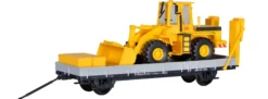 KIBRI 16308 Robel Anhänger 55.54 mit Baugerät Bausatz Spur H0