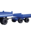 kibri 18458 THW Kipper mit Tiefladeanhänger | Bausatz Spur H0