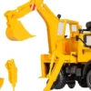 kibri 16307 Zweiwege Unimog mit Heckbagger | LKW Bausatz 1:87