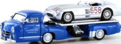 LEGRAND LE87312 MB Renntransporter mit 300 SLR Fangio No. 658 | Modellauto 1:87