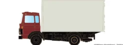 LEMKE LC4831 DAF 900 Koffer - neutral | LKW-Modell 1:160