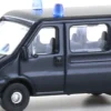 LEMKE LC61311 Fiat Ducato II Bus dunkelblau mit Blaulicht | Blaulichtmodell 1:160
