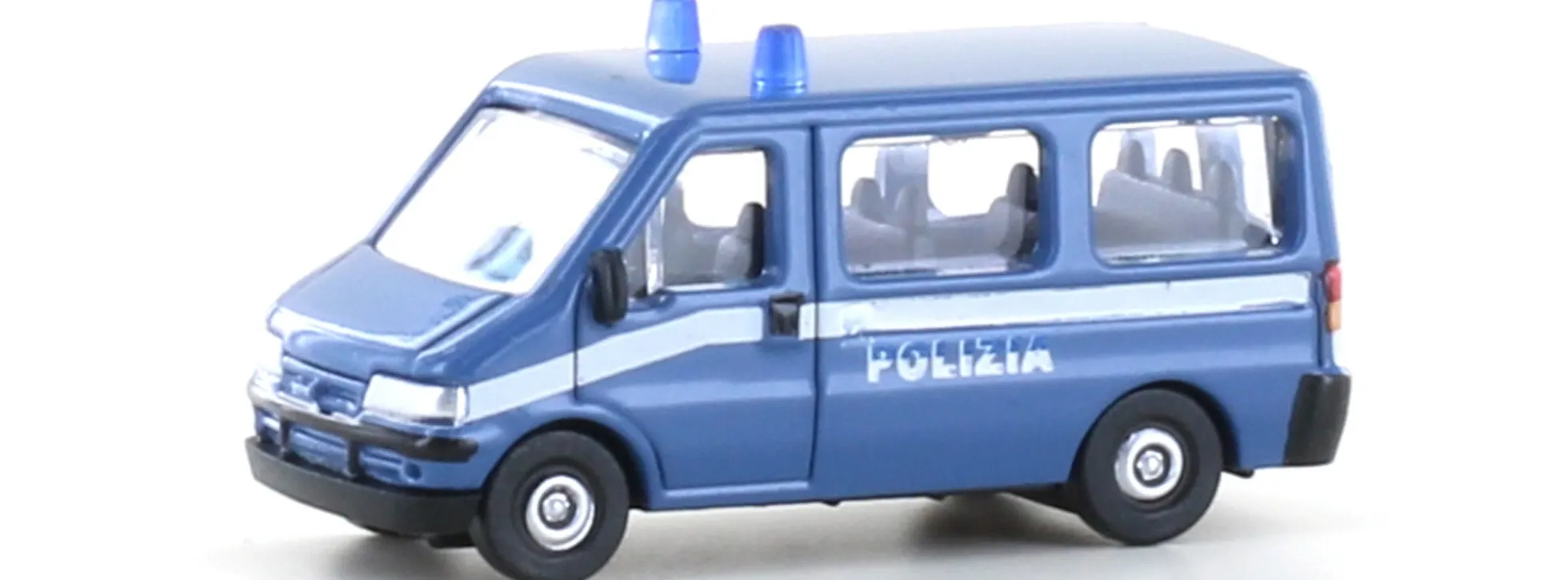 LEMKE LC61315 Fiat Ducato II Bus Polizia IT | Blaulichtmodell 1:160
