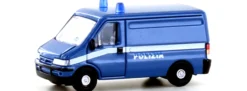 LEMKE LC61215 Fiat Ducato II Transporter Polizia IT | Blaulichtmodell 1:160