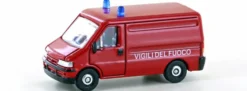 LEMKE LC61217 Fiat Ducato II Transporter Feuerwehr Vigili del Fuoco IT | Blaulichtmodell 1:160