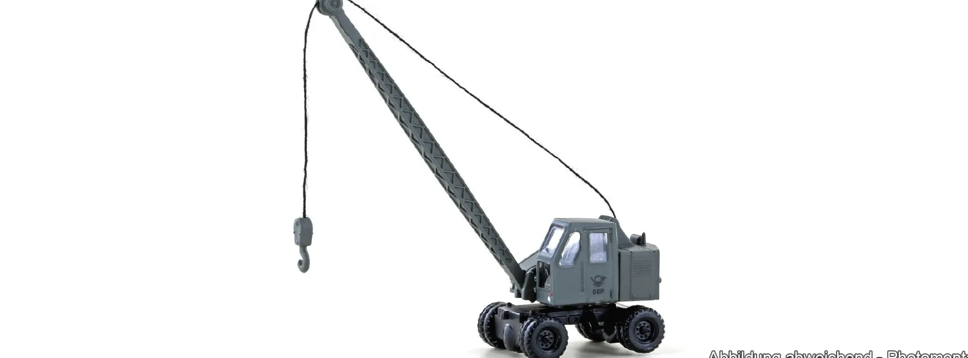 LEMKE LC4704 Fuchs F 301 Kran Gittermast DBP Fernmeldetechnik | Baumaschinenmodell 1:160