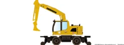 LEMKE LC4270 Liebherr A922 Rail Zweiwege-Bagger - DB Bahnbau | Baumaschinenmodell 1:160